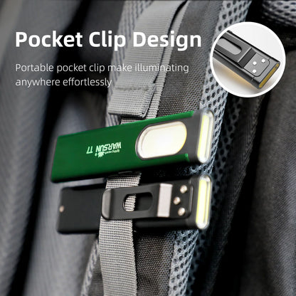 Warsun T7 LED Keychain Flashlight – 650Lm Mini Portable Torch with Magnet