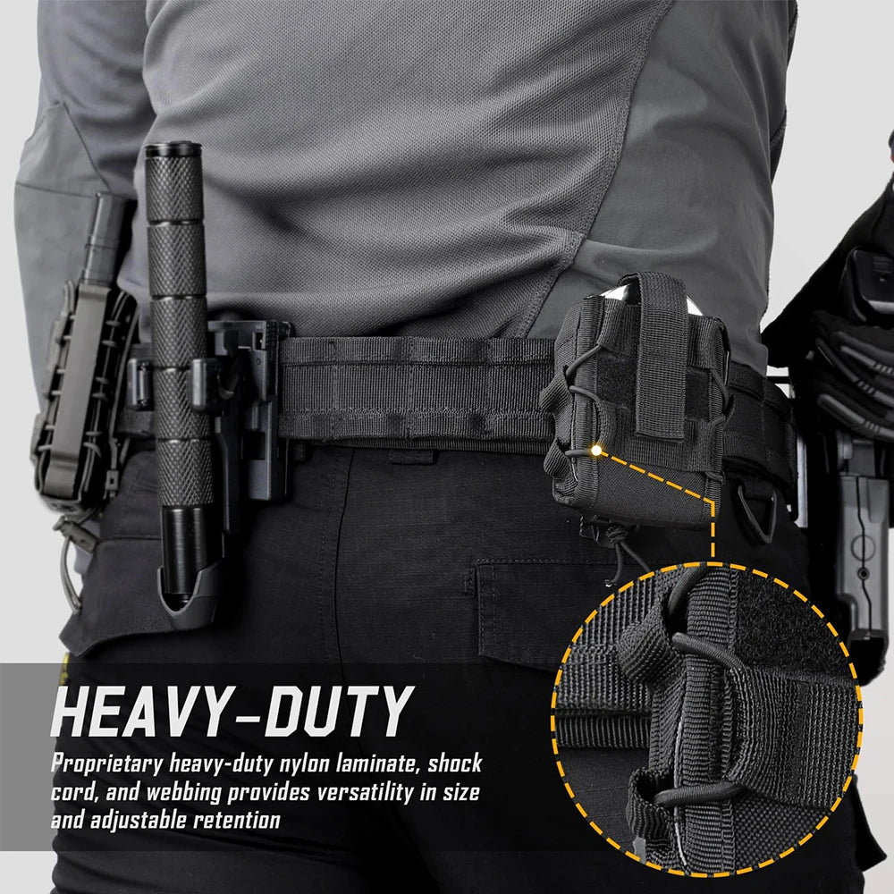 Tactical Handcuff Holder Molle Pouch – Open Top Universal Shackles Cas ...