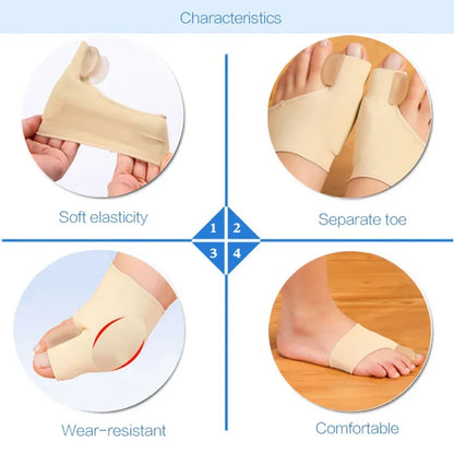 Toe Separator Bunion Corrector – Hallux Valgus Toe Pain Relief Foot Care Tool