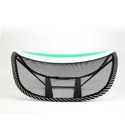 Mesh Lumbar Back Cushion – Anti-Fatigue Elastic Support Pad for Office Chair, Massage Cushion for Daily Use