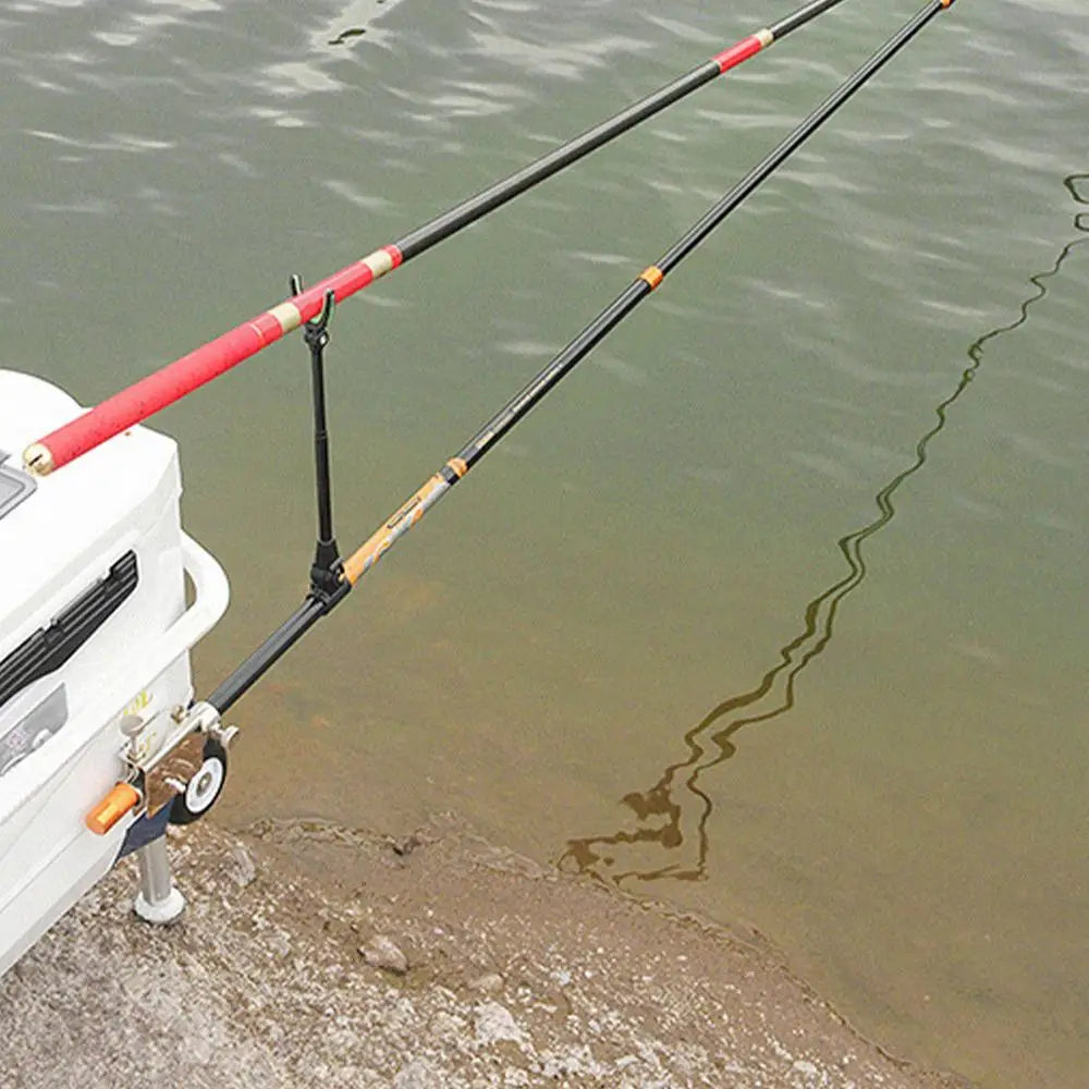 360° Adjustable Telescopic Fishing Rod Holder – Portable Fishing Pole Support Stand Bracket