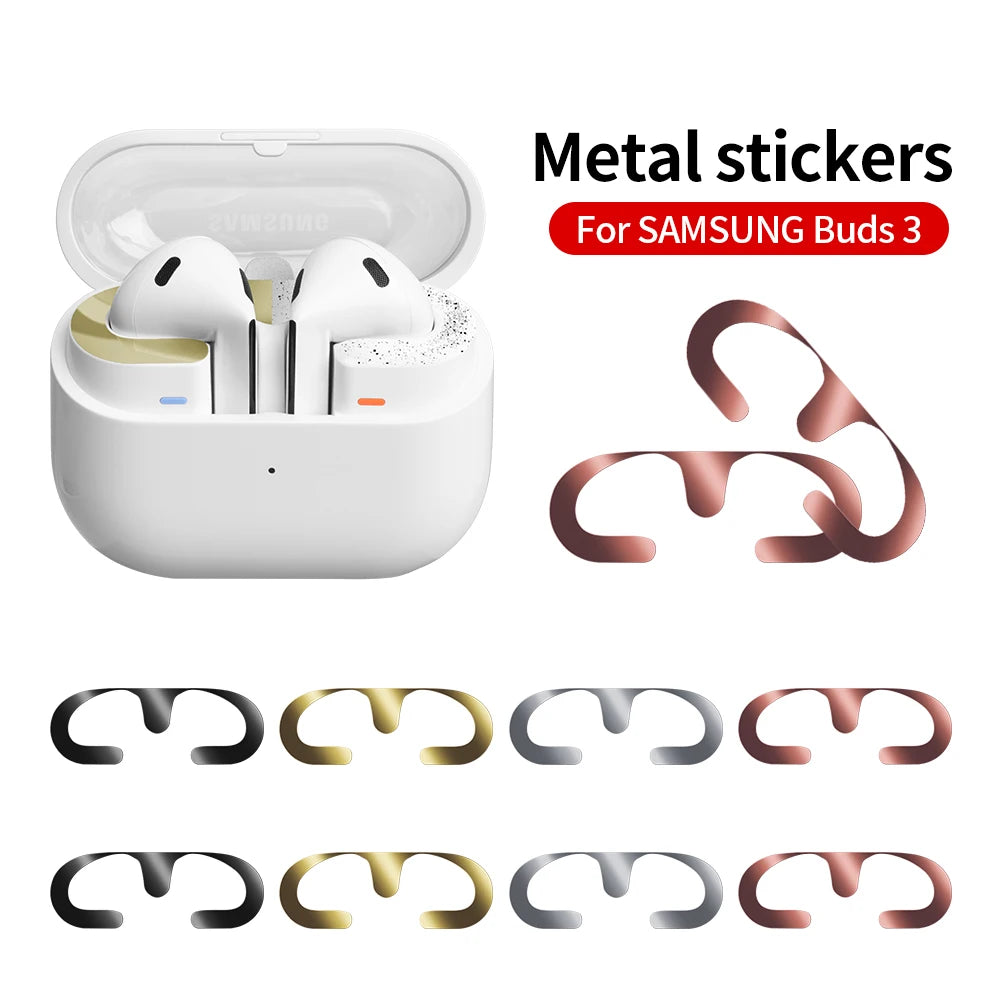 Dustproof & Scratchproof Sticker for Samsung Galaxy Buds 3 Pro – Protective Film for Earphone Case