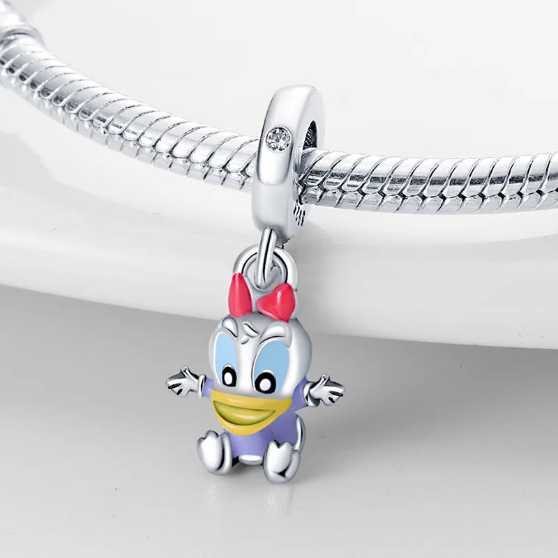 Fall New 925 Silver Plated MINISO Marvel Star Wars Rescuers Pendant Charm – Fits Original Pandora Bracelet, DIY Jewelry for Women