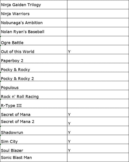 138-in-1 Battery-Saved SNES Multi-Game Cartridge — Best Classic Games for Super Nintendo Entertainment System