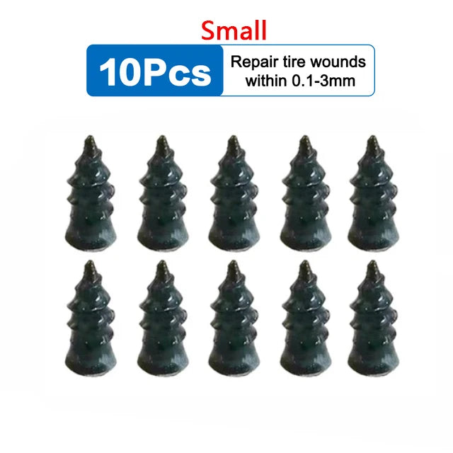 Vacuum Car Tire Repair Kit – Rubber Nails & Screws for Tubeless Tires, Motorcycle & Truck Repair Tools