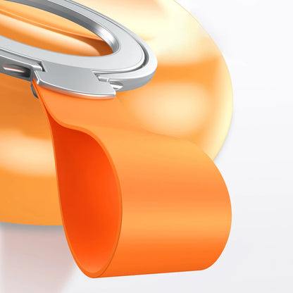 MagSafe Metal Strong Magnetic Suction Phone Holder - 360° Rotating, Folding Ring, Alloy, Portable & Universal Desktop Stand