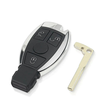 KEYYOU Smart Car Key – Remote Fob for Mercedes Benz A/B/S/E Class, BGA & NEC Chip, 315/433.92MHz, 2/3 Buttons