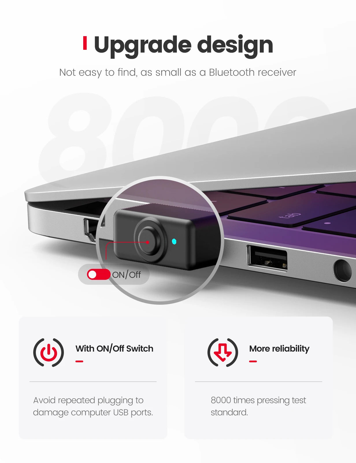 Vaydeer Mini Metal Mouse Jiggler – Premium Aluminum Alloy, Long Life Span, Plug and Play, 100% Undetectable