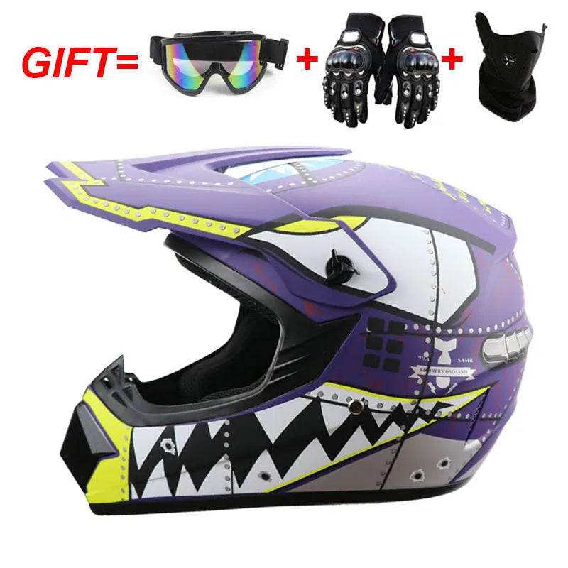 Full Face Off-Road Motorcycle Helmet – Downhill AM DH Cross Motocross Capacete Casco   2/2