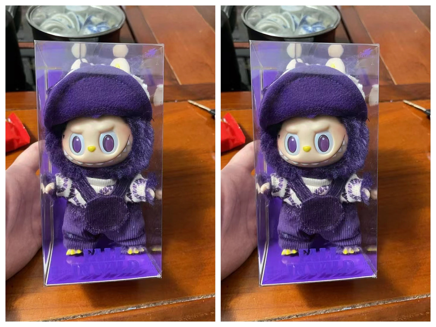 Premium Labubu Zimomo Angel Doll Clothes Set  — 17cm Mokoko Vinyl Pendant Plush & Clothes Set (Fits Labubu 1st & 2nd Gen) — Birthday Gift