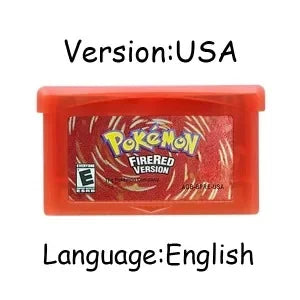 GBA Pokémon 32-Bit Game Cartridges – Emerald, FireRed, LeafGreen, Ruby & Sapphire, Multi-Language