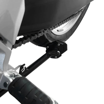 Motorcycle Side Stand Enlarged Plate for Loncin Voge — Fits DS525X, DS625X, DS900X, 900DSX, 625DSX, 525DSX
