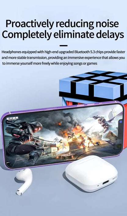 Original Air Pro True Wireless Earphones – Bluetooth HiFi Earbuds with Low Latency & Noise Reduction for iPhone & Android