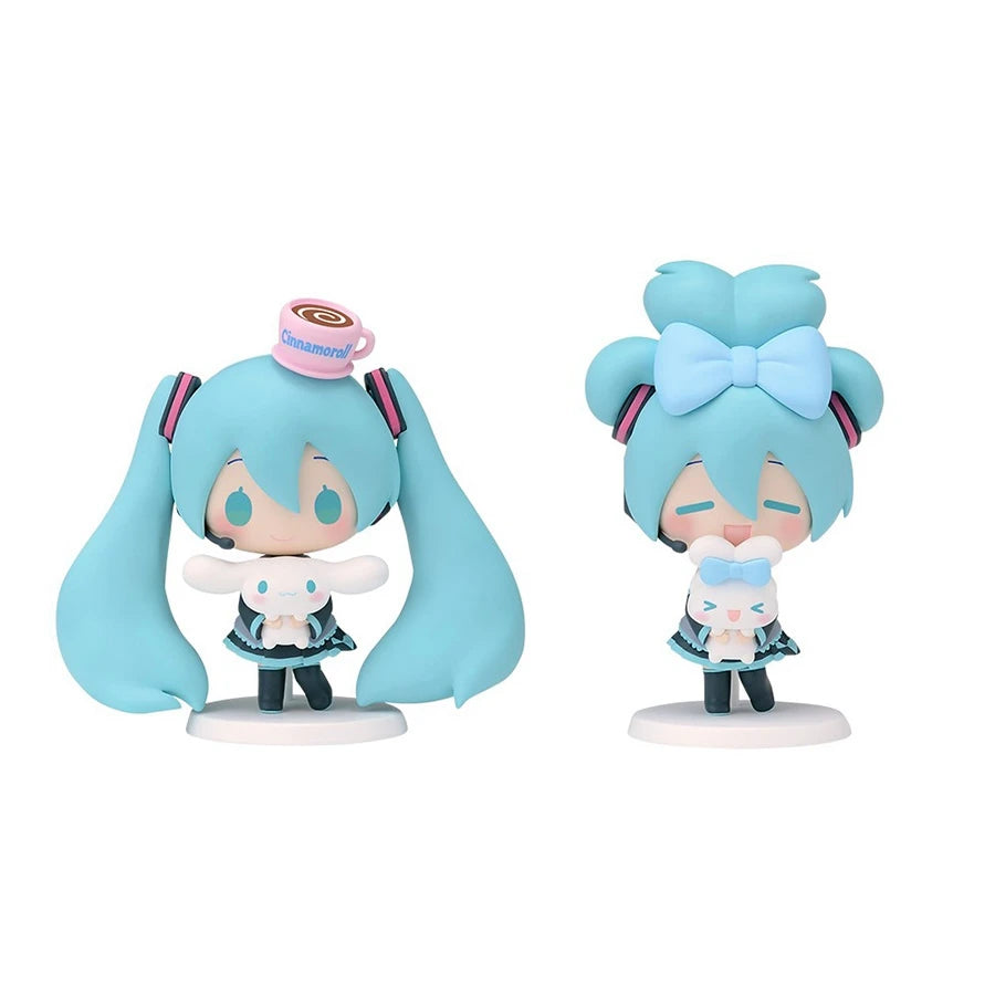 20cm Hatsune Miku x Cinnamoroll Anime Figure – Kawaii PVC Action Doll Toy Gift for Adults