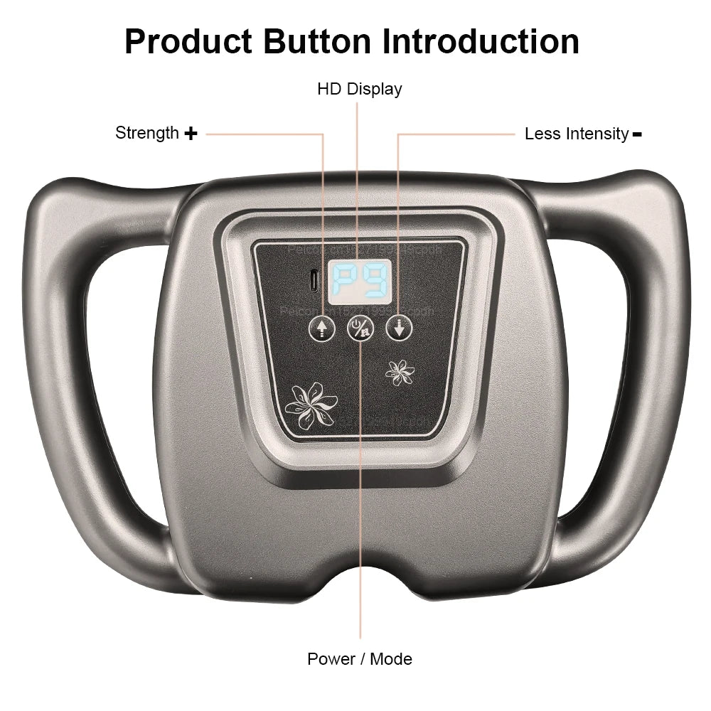 Fascia Gun Muscle Massager | 16-Head High Frequency Neck, Shoulder & Waist Massage Machine – Professional Fascia Massage Gun