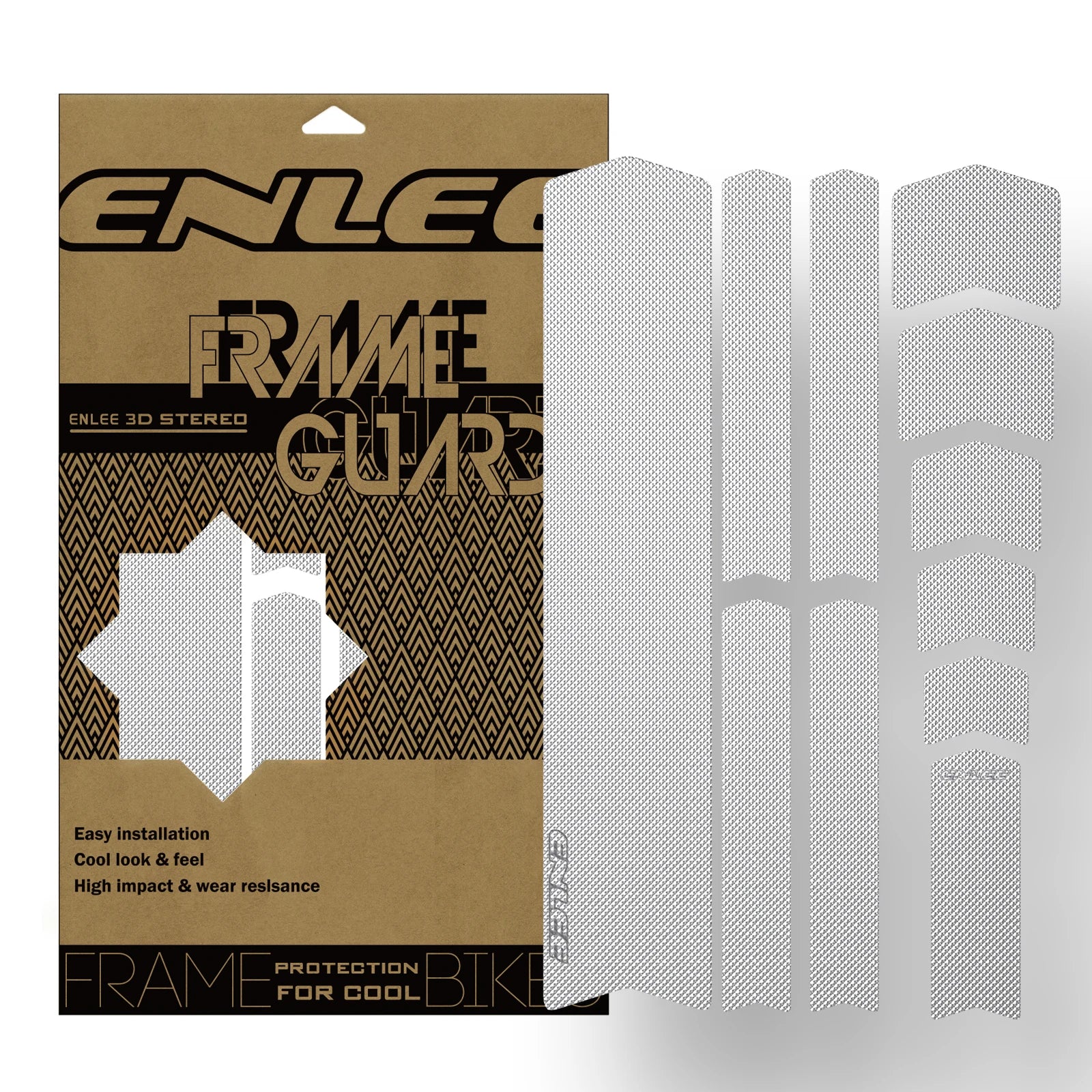 ENLEE Mountain Bike Protection Film 3M Frame Stickers for Color Chang
