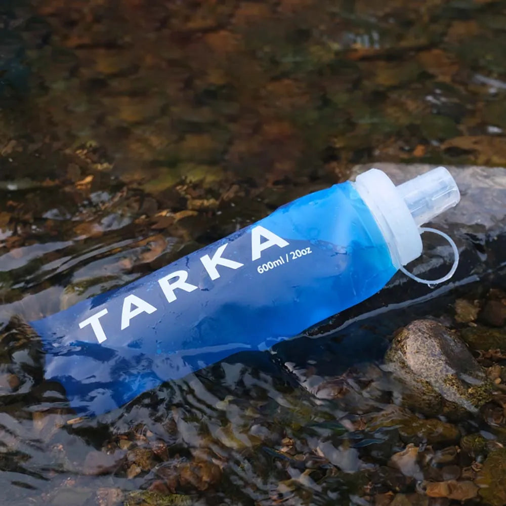 TARKA Collapsible Silicone Water Bottle — Lightweight Gel Kettle for Camping, Hiking, Running & Travel