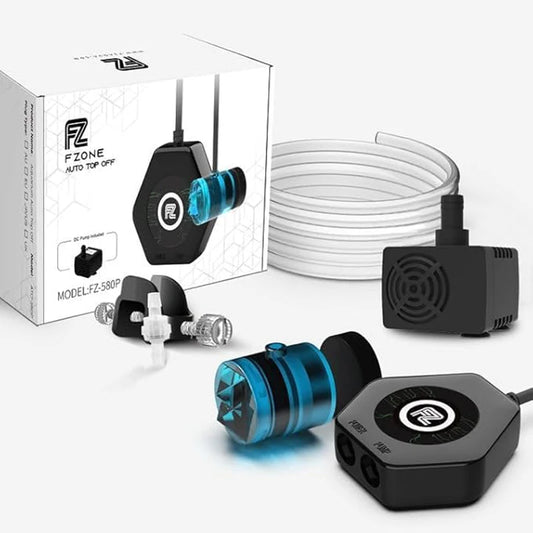 Fzone ATO580 Auto Top Off System – Mini Aquarium Water Pump Controller for Fish Tanks, Saltwater & Freshwater