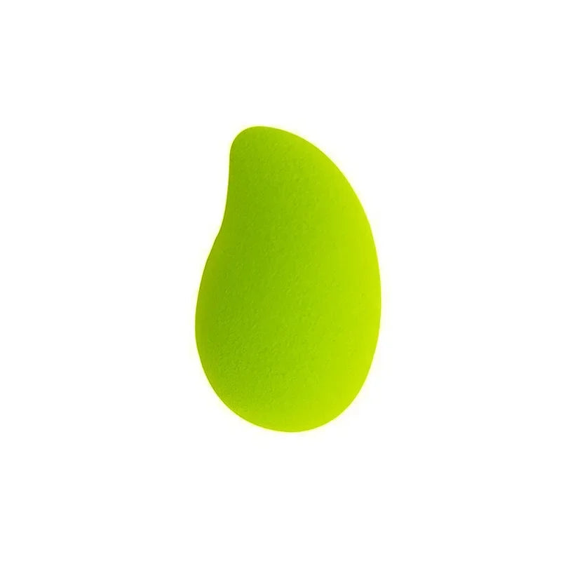 Mango-Shaped Soft Makeup Sponge — Cosmetic Powder Puff for Face Blending & Beauty Application