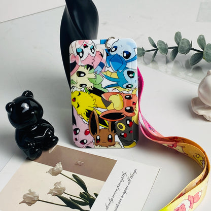 Anime Cartoon Credential Holder Lanyard – Key, Card & Badge Neck Strap Accessory Gift