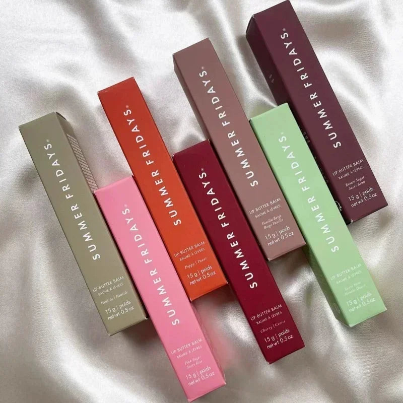 Summer Fridays Lip Balm – Moisturizing Vanilla Pink Sugar & Coffee Cake Scented Lip Gloss, Transparent Lip Oil Makeup