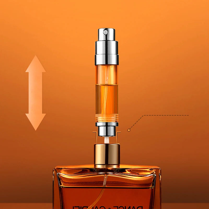 10ML Refillable Leather Perfume Bottle – Glass Atomizer with Ultra-Fine Mist for Travel