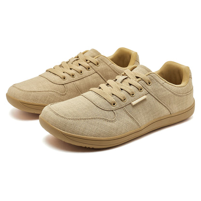 HOBIBEAR Unisex Barefoot Shoes – Lightweight Minimalist Walking Sneakers for Men & Women, Lace-Up Outdoor Running Shoes