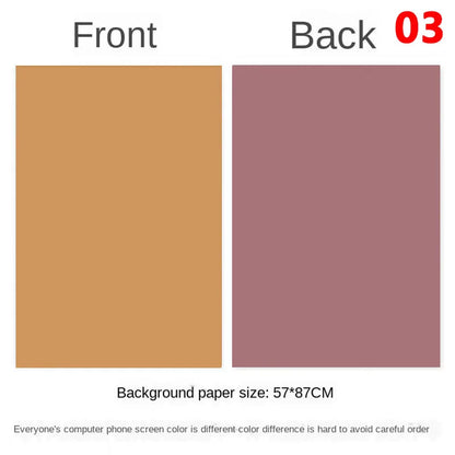 Photography Backdrops 57x87cm – Double-Sided Solid Color Photo Background for Studio, Newborn & Product Photography