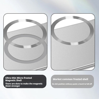 Ultra Thin Magnetic Metal Case for Samsung S25/S24 Ultra, S23/S22 FE – Frameless Matte PC Cover with MagSafe Compatibility