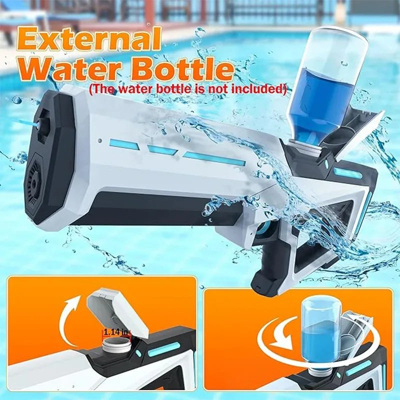 Electric Water Guns for Adults - Powerful Automatic Squirt & Water Suction Blasters | Summer Outdoor Beach Toy for Kids & Gift