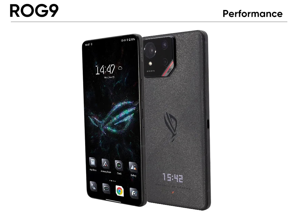 World Premiere ASUS ROG Phone 9 – Snapdragon 8 Elite 5G Smartphone, 6.78'' 185Hz AMOLED Display, 5800mAh, NFC, ROG 9 Pro