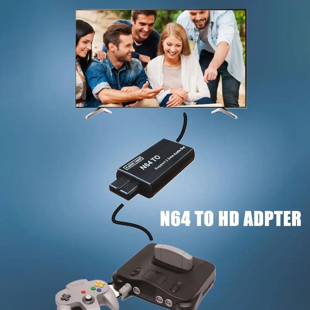 High-Quality HDMI Adapter for Gamecube & N64 – Compatible Converter Cable for N64, SNES, NGC