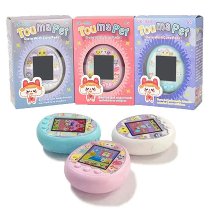 Tamagotchi Color Screen Electronic Virtual Pet - Interactive Pocket Game for Kids and Girls