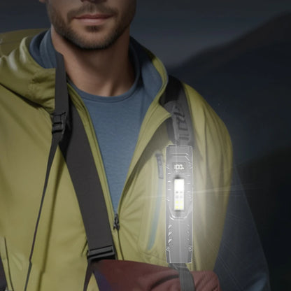 LED Ultra Slim Flashlight 1200LM — Mini Portable Pocket Light with Pen Clip, IPX44 Waterproof for Camping & Hiking