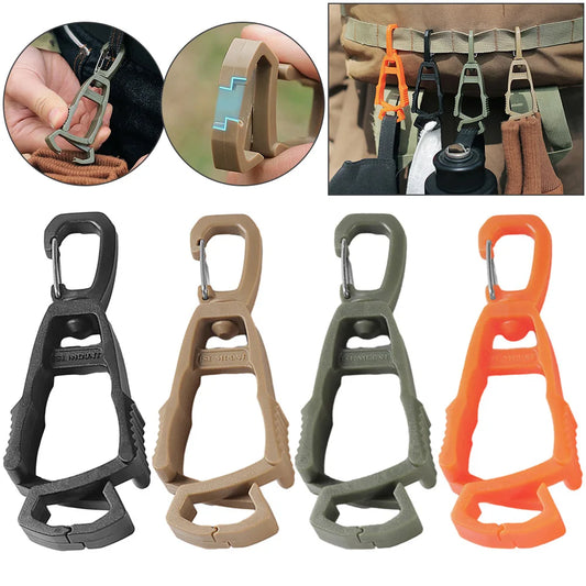 1-6PCS Glove Clip Safety Holder - Portable Gloves Hanger for Multi-purpose Outdoor Camping Work Gloves Guard