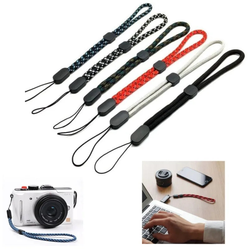 5pcs Adjustable Wrist Strap Hand Lanyard - For iPhone, Samsung Phone, Micro Camera, GoPro, USB Flash Drives, Keys, ID Card - Accessories