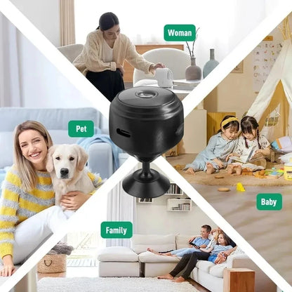 A9 WiFi Mini Camera — Wireless Security Video Recorder for Smart Home, Infant & Pet Monitoring