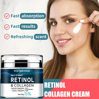 Vitamin C+E Retinol Collagen Cream – Moisturizing, Firming & Whitening Skin Repair Cream