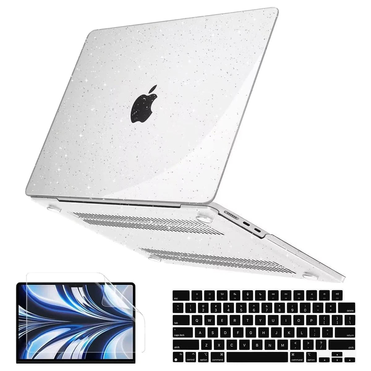 EGYAL Hard Shell Case for MacBook Air 15 M2 & 13.6" 2022, MacBook Pro 13 M1/Pro 14/16, M1 Air 13 A2337