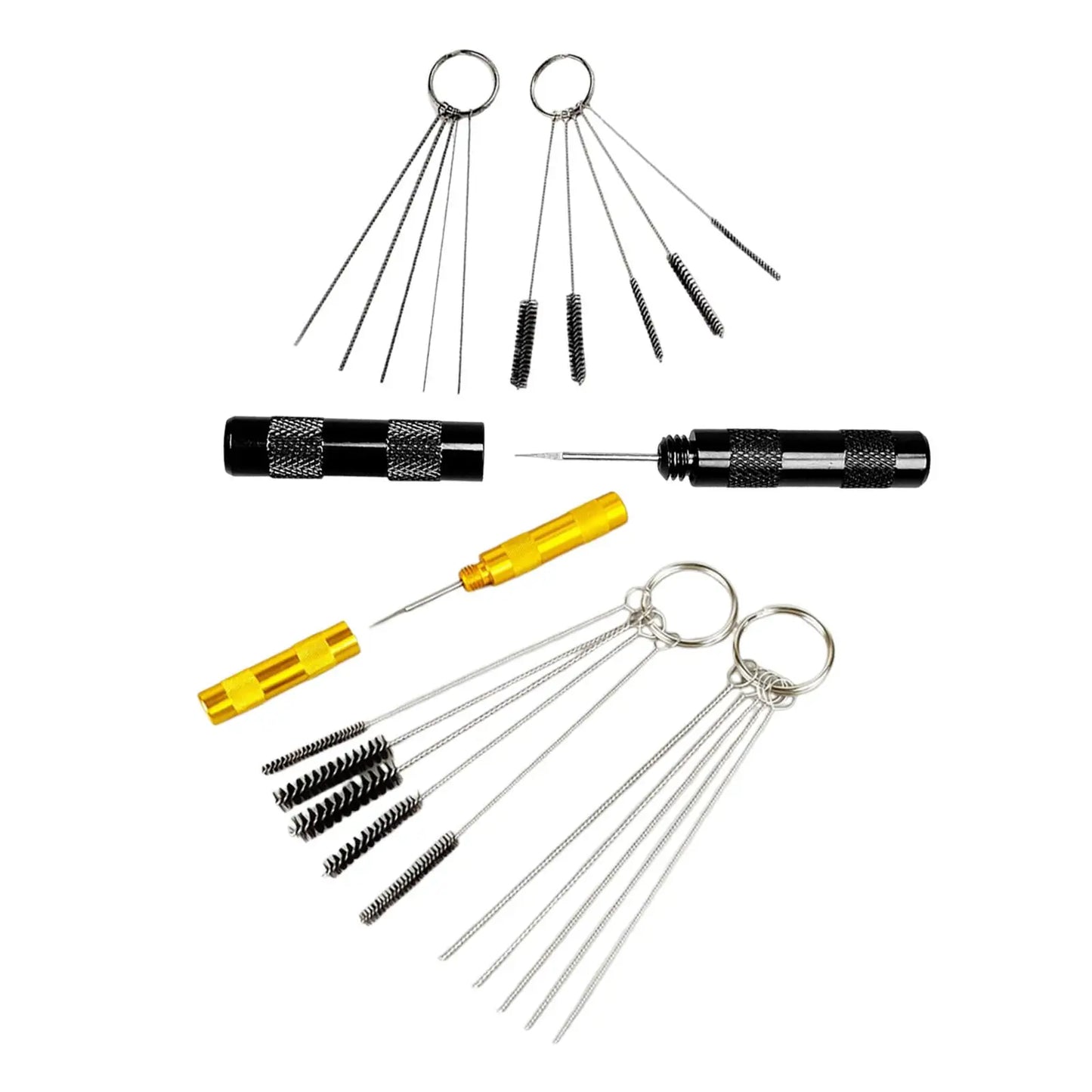 Airbrush Cleaning Kit with Cleaner Brush – For Equipment, Auto Parts & Thin Tube Cleaning