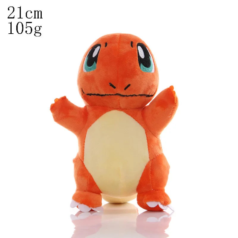 20cm Pokemon Plush Toys – Kawaii Pikachu, Raichu, Jenny, and Turtle Anime Dolls for Kids' Birthday & Christmas Gifts