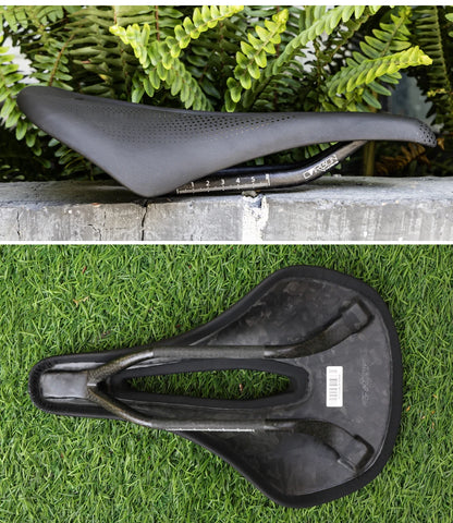 RYET 3D Printed Carbon Bike Saddle — 140/142mm Super Light EVA Road & MTB Racing Seat Cushion