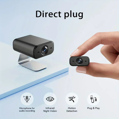 Mini WiFi Wireless Home Security Camera – Mobile Remote, Indoor Plug-In, HD, Multi-Scenario Use