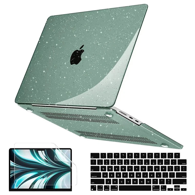 EGYAL Hard Shell Case for MacBook Air 15 M2 & 13.6" 2022, MacBook Pro 13 M1/Pro 14/16, M1 Air 13 A2337
