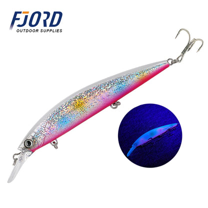 FJORD Heavy Sinking Minnow Fishing Lures – 110S 37g, 90S 29g, 70S 17g Saltwater & Freshwater Jerkbait