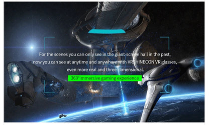 VR Shinecon 10.0 3D Virtual Reality Headset – Helmet Goggles for Smartphone Gaming