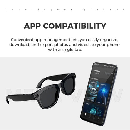 Xiaomi AI Smart Glasses — 1080P HD Polarized Sunglasses with Camera, Video Recorder & Sports Surveillance DVR