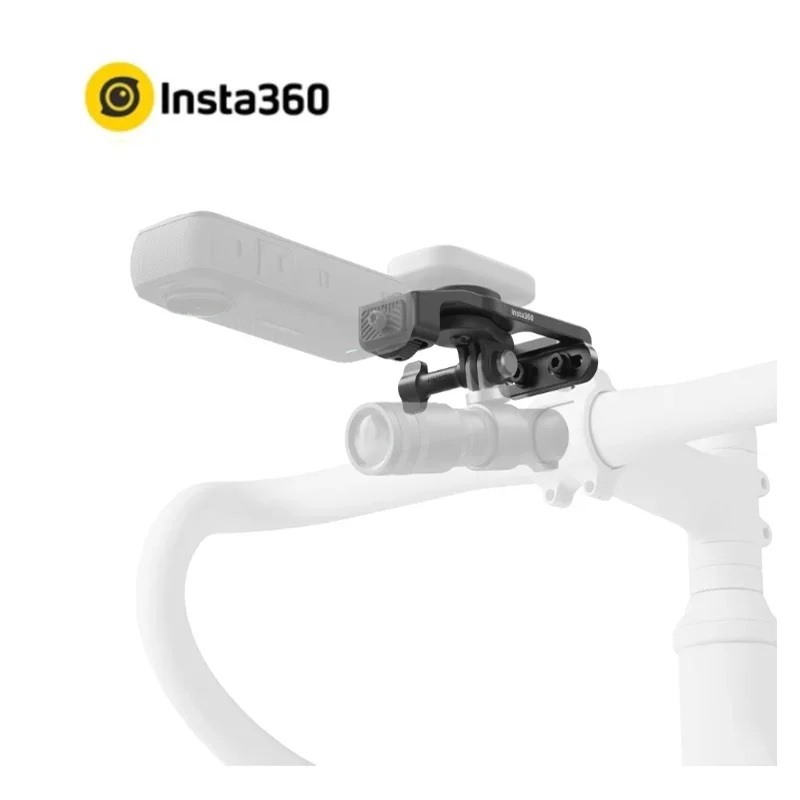 Original Bike Computer Mount for Insta360 X5/X4/X3/ACE – Aluminum Handlebar Clamp Bracket