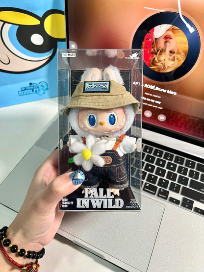 Premium Labubu Zimomo Angel Doll Clothes Set  — 17cm Mokoko Vinyl Pendant Plush & Clothes Set (Fits Labubu 1st & 2nd Gen) — Birthday Gift