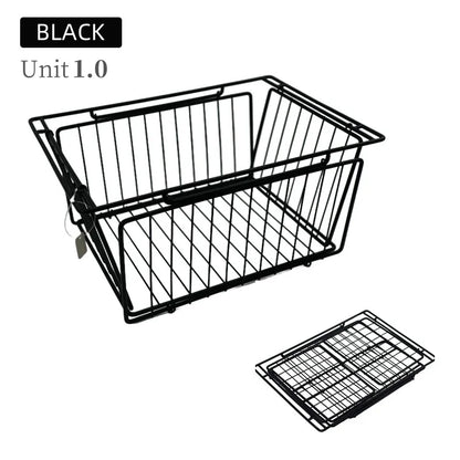 IGT Folding Stainless Steel Drain Basket – Lightweight Portable Camping Table Accessory